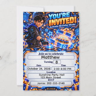 AnimatedLabbs Kai Birthday Mode Invitation