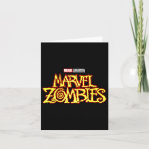 Animation Zombies Tv Series Logo  Card