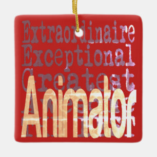 Animator Extraordinaire Ceramic Ornament
