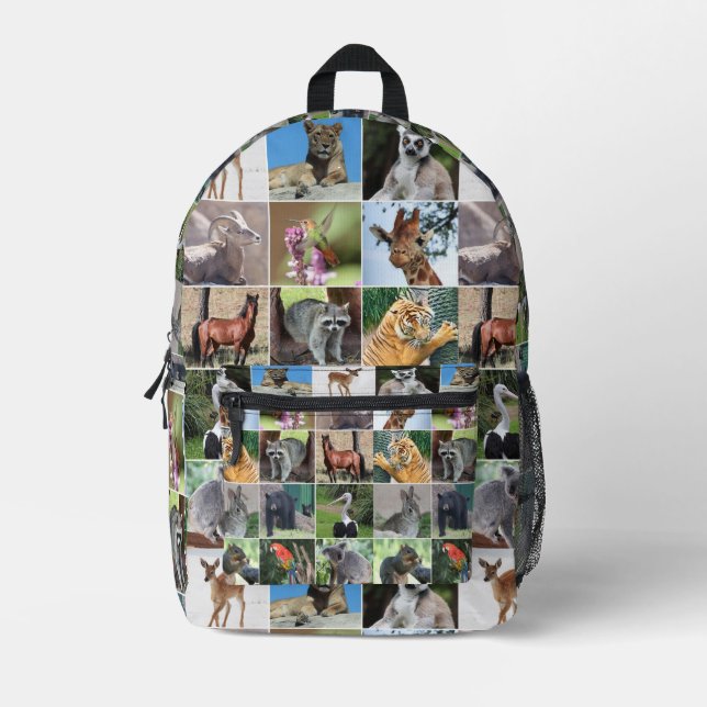 Animaux dans la nature Sac à dos pour animaux sauv (Recto)