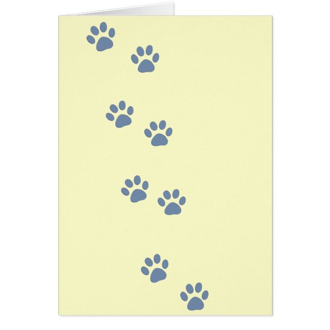animaux de compagnie chiens chat pawprints (Devant)