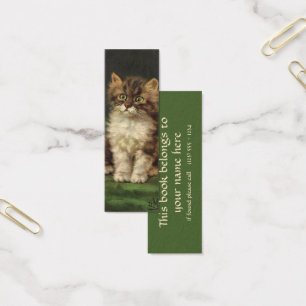 Animaux de compagnie vintages, Cute Striped Tabby 