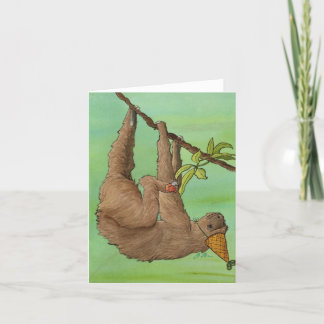 Animaux de fêtes : Carte de fentes 4"x5.6"