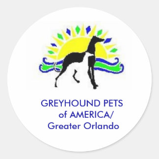 ANIMAUX DE GREYHOUND de l'AMERICA autocollant