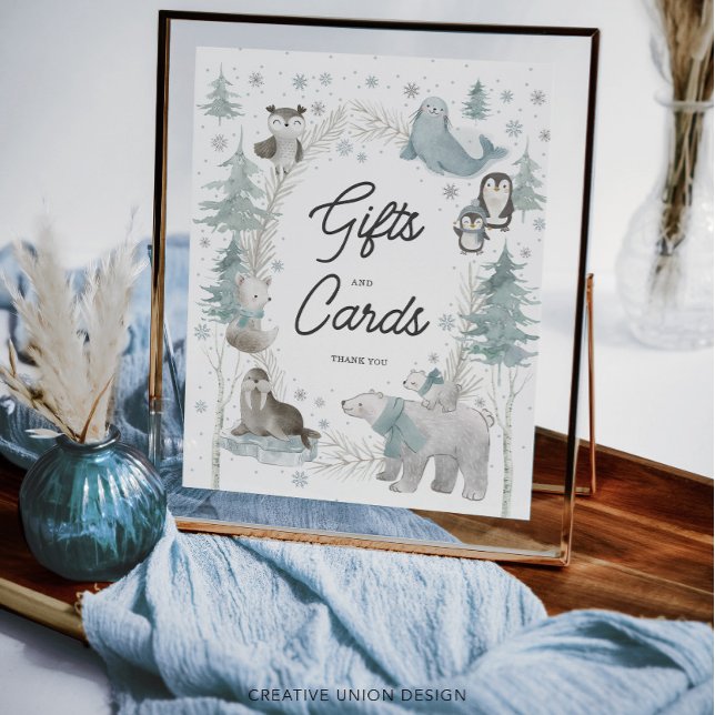 Animaux de l'Arctique Cadeaux et cartes de Baby sh (Créateur téléchargé)
