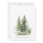 Animaux des bois Baby showers cerfs Invitation