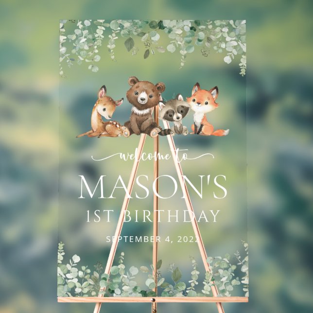 Animaux des bois, Forêt, accueil pour le premier a (Neutre)