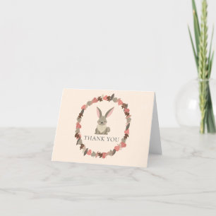 Animaux des bois Lapin Merci