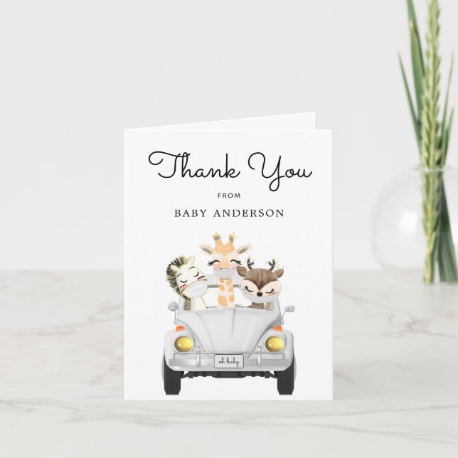 Animaux en Masques lecteur par Baby shower Merci (Devant)