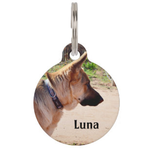 Animaux Luna Le Berger Allemand, Médaillon pour Animal de 