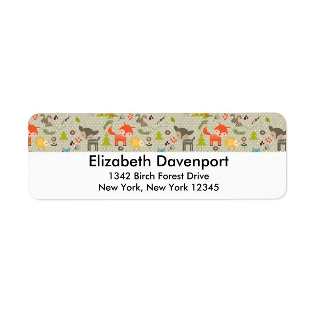 Animaux mignons en bois Motifs illustrés (Devant)