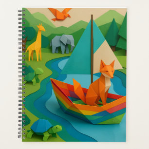 Animaux pliés de la forêt – Faune colorée d'origam
