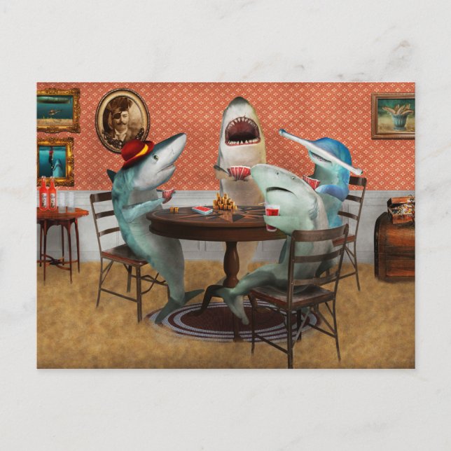 Animaux - Poisson - Requins carte (Devant)