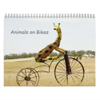 Animaux sur vélos Calendrier