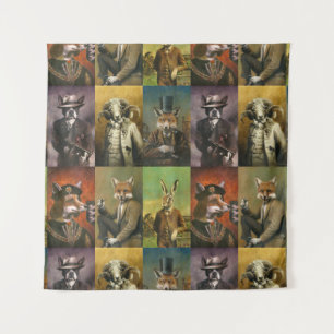 Animaux Vintages En Tapisserie