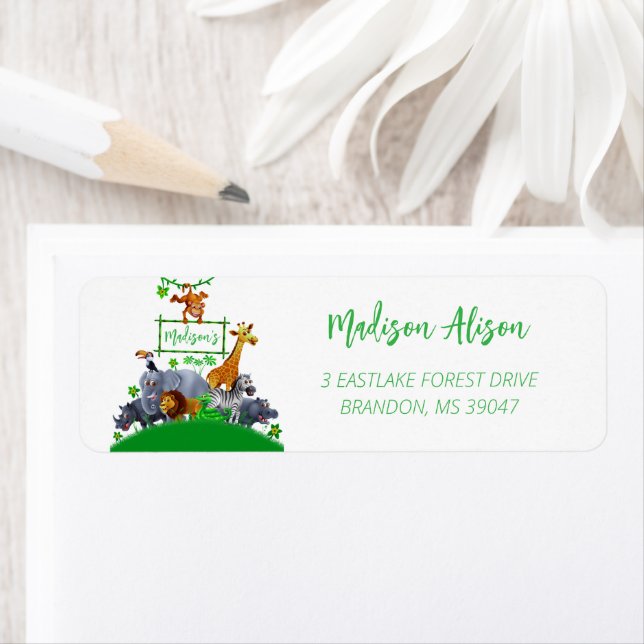 Animaux Wild One Jungle verdure safari hiver (En situation)