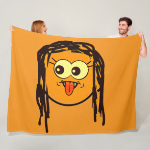 ANIME ABSTRACT Fleece Blanket