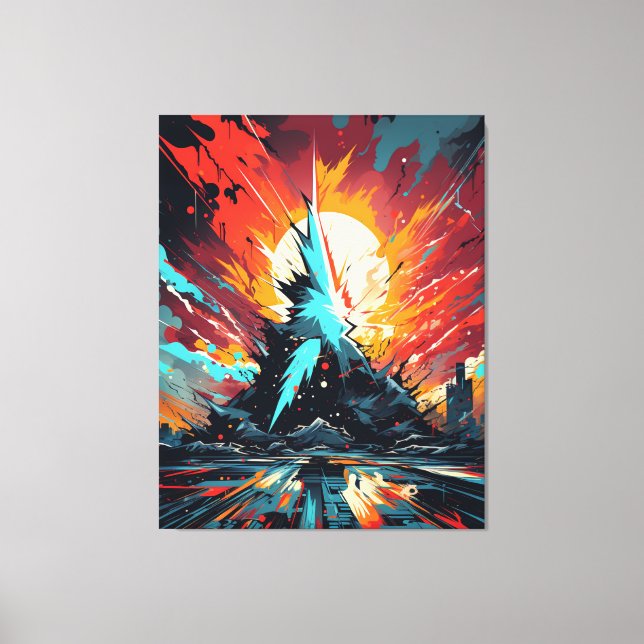 Anime Art Canvas  Print (Front)