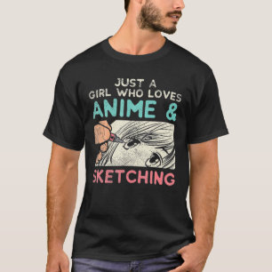 Anime Art For Women Teen Girls Men Anime Merch Ani T-Shirt