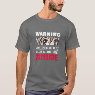 Anime Art Saying Boys Girls For Anime Merch Lovers T-Shirt