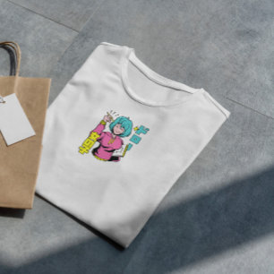 Anime Artist Girl   T-Shirt