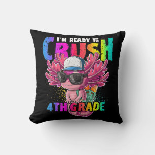 Anime Axolotl Waifu Who Love Anime Ramen And Sketc Throw Pillow