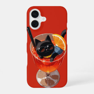 ANIME BLACK CAT iPhone 16 CASE