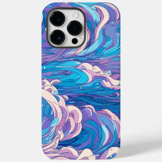 Anime blue waves, Aesthetic of blue waves Case-Mate iPhone 14 Pro Max Case