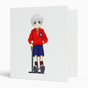 Anime Boy Binder