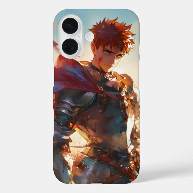 Anime Boy Knight Case-Mate iPhone Case (Back)