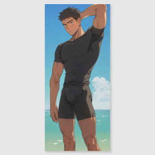 Anime Boy on Beach