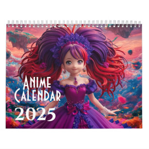 Anime Calendar, 12 Months Calendar