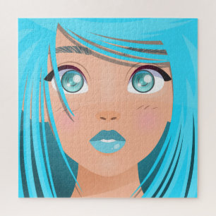 ANIME CARTOON GIRL JIGSAW PUZZLE