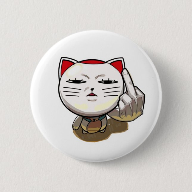 Anime Character Funny Draw 2 Inch Round Button (Front)