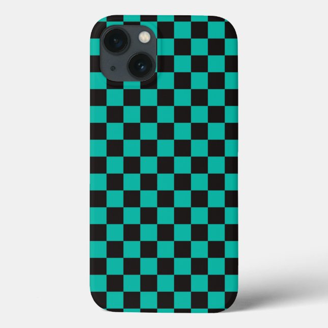 Anime Chequered Phone Case (Back)