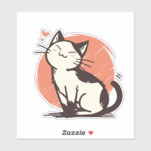 Anime Chibi Tuxedo Cat