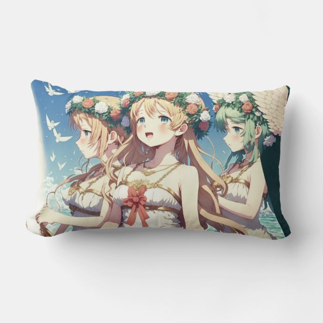 Anime Chor Lumbar Pillow (Front)
