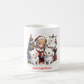 Anime Christmas Street Coffee Mug