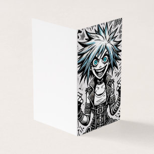 anime comic cheerful art original blu_eyes black_a