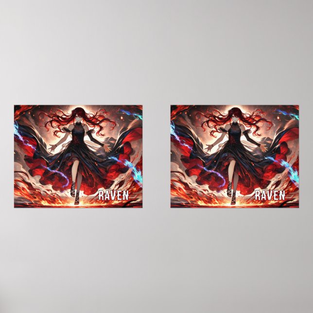 Anime Command the Flames, Embrace the Storm Custom (Recto)