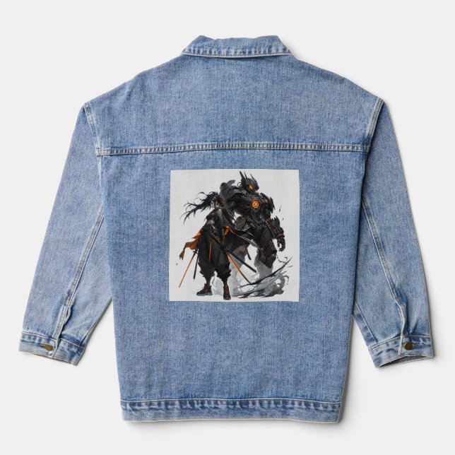 Anime cool denim jacket (Back)