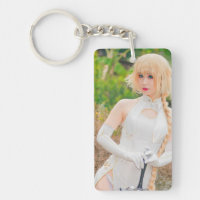 Anime Cosplay Photo Key Chain