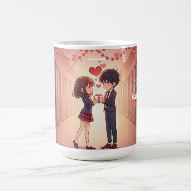 Anime Couple Valentine's Day Mug (Centre)