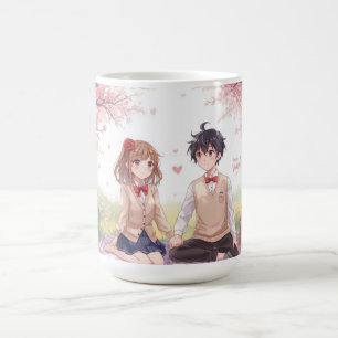 Anime Couple Valentine's Day Mug
