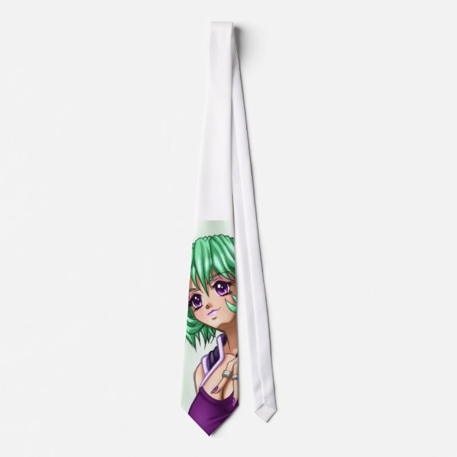 Anime Cover up Girl Tie (Front)