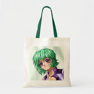 Anime Cover up Girl Tote Bag