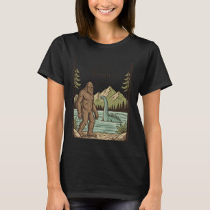Anime Cryptid Bruh. Retro Sasquatch & Nessie, Otak T-Shirt