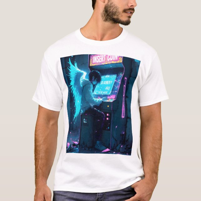 Anime Cyber Punk Themed Graphic Shirt (Front)