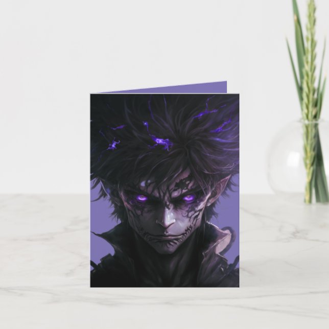 Anime Demon   Card (Front)