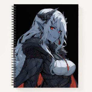 Anime Demon Girl Notebook